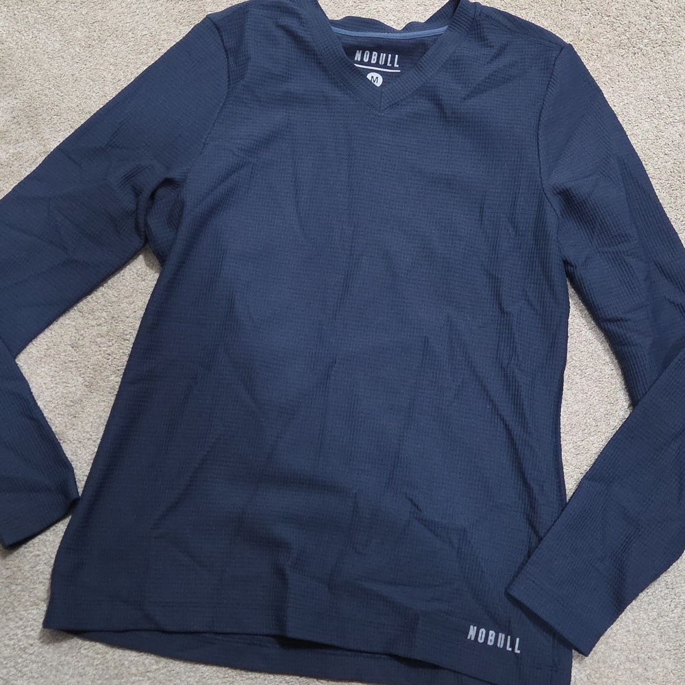 NOBULL Waffle Thermal V Neck